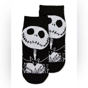 The Nightmare Before Christmas NBC Jack Skellington No Show Socks 1 Pair Black